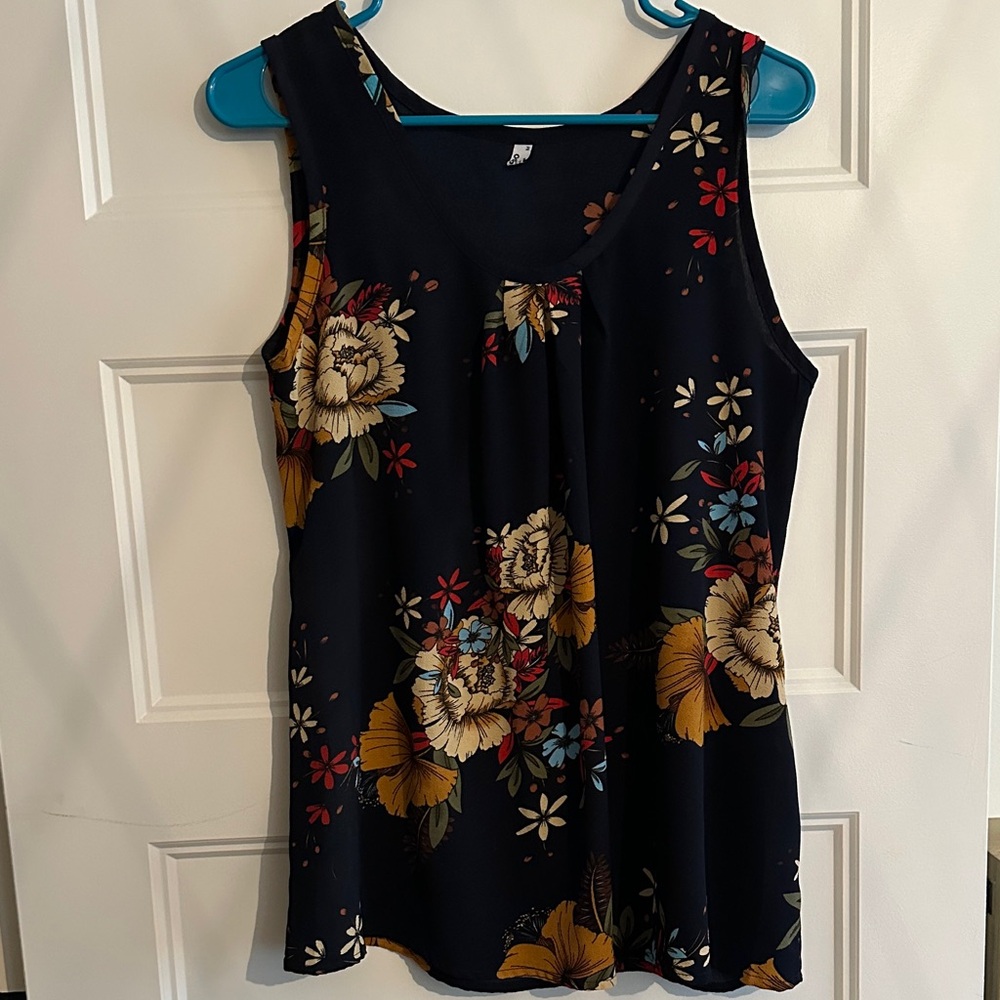 Floral Sleeveless Top